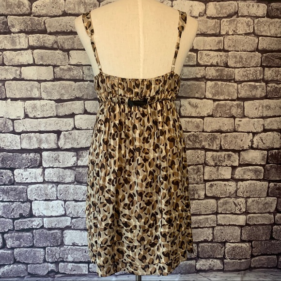 BCBGMaxazria Silk  W/ Black Tie Dress Size 2 - Picture 9 of 12